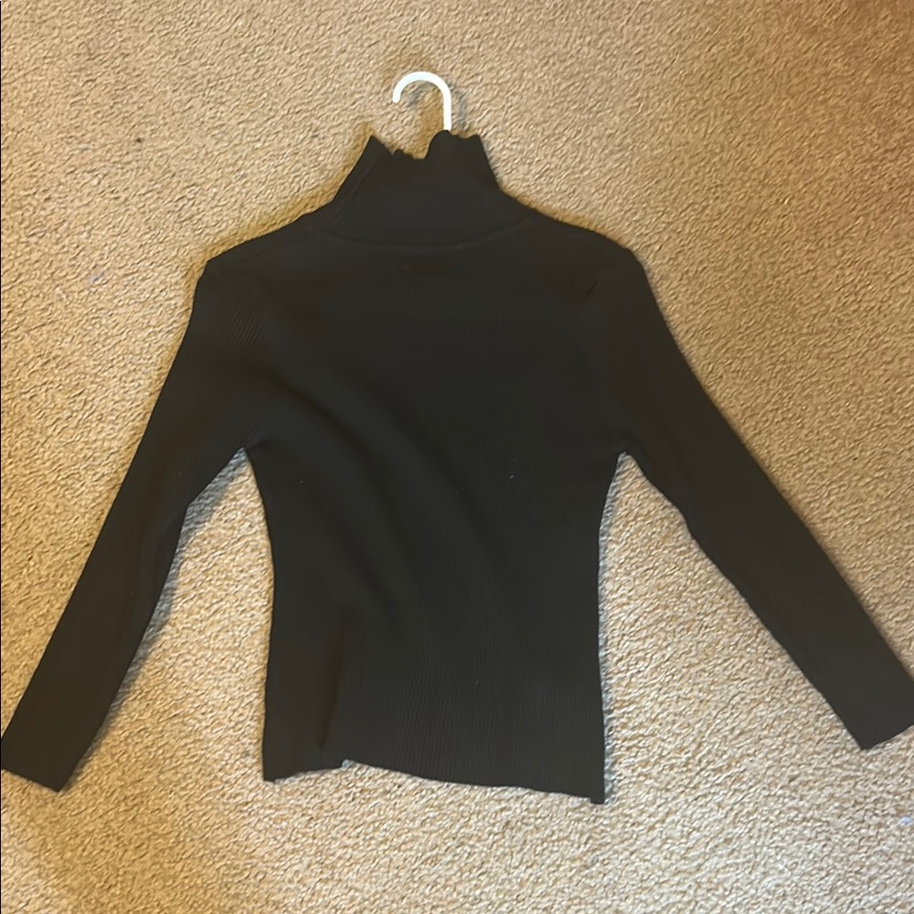 Black Turtleneck Sweater